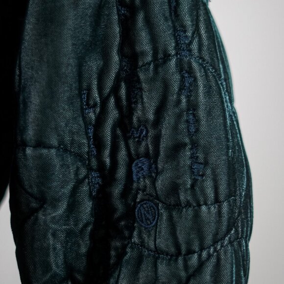 AW02/ Cabane De Zucca Embroidery Velvet Bomber/ Size S - Picture 9 of 14